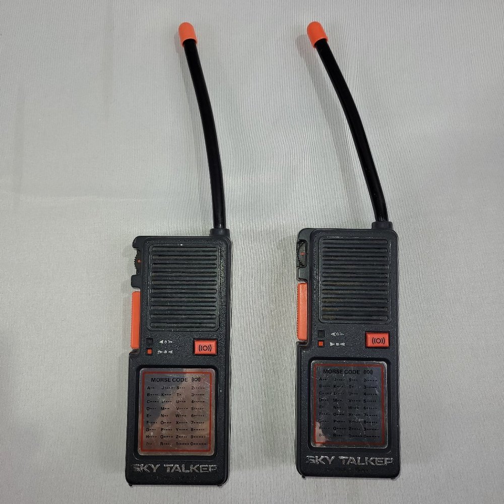 Fisher-Price 815 Vintage Sky Talker Walkie Talkie Set Morse Code